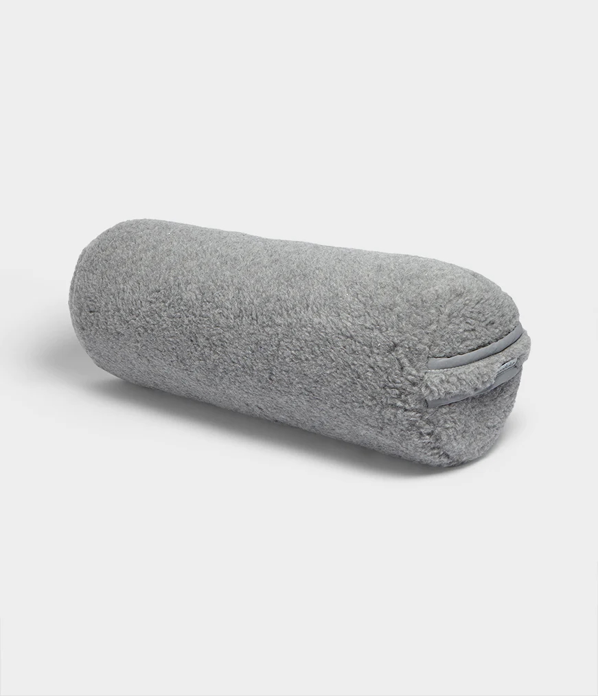 Men's Manduka WOOL ROUND Bolster Grey | 6563330